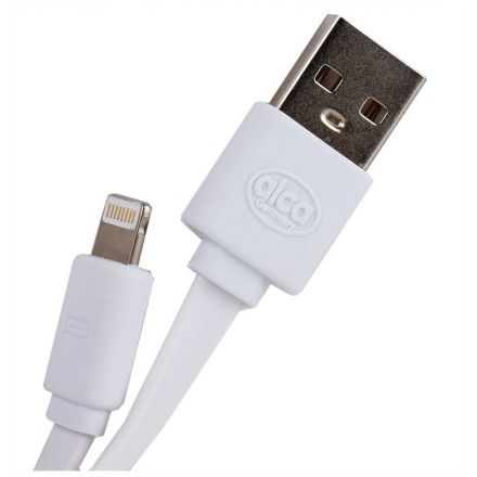 Кабель Alca Lightning USB 2.0 для заряда iPhone, iPad и прочих Apple устройств