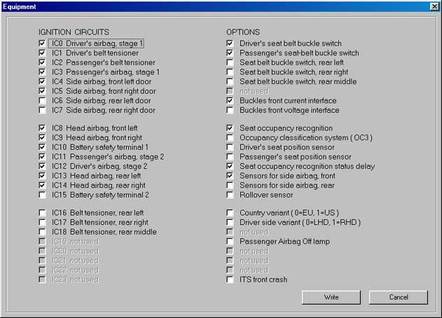 Скриншот диагностической программы BMW Scanner V1.4.0